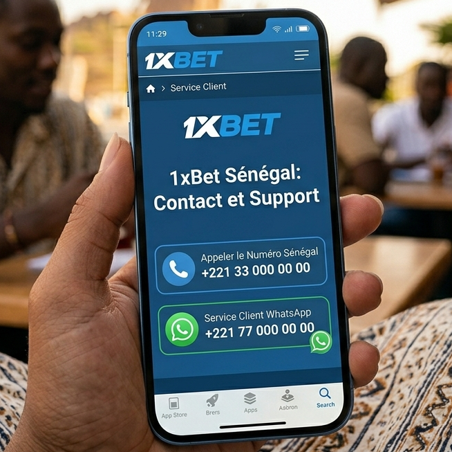 1xBet sénégal et service client