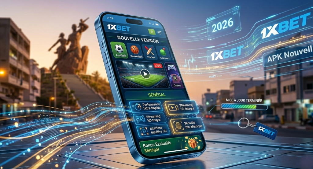 1xBet apk dernière version 2026