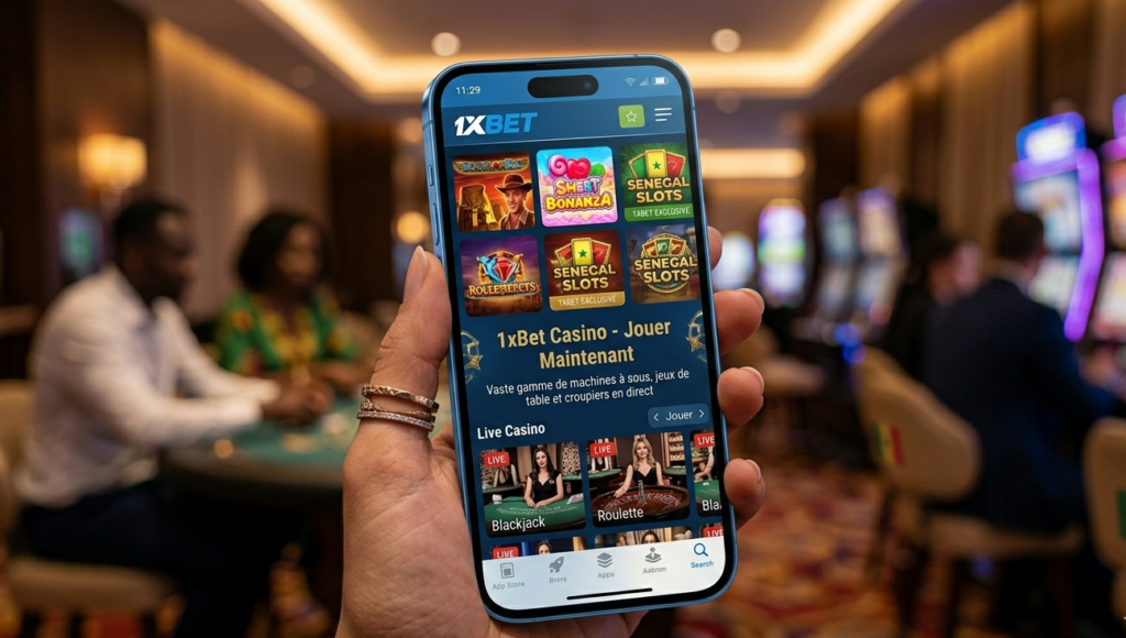 Casino Jouer sur l'application 1xBet